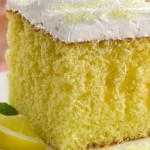 Кексът с лимонада и глазура от белтъци